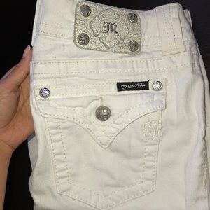 White Miss Me skinny jeans